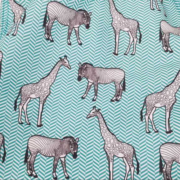 Mr. Swim Zebra and Giraffe Swim Trunks Green Black White Sizes Large and XLarge - Picture 5 of 7